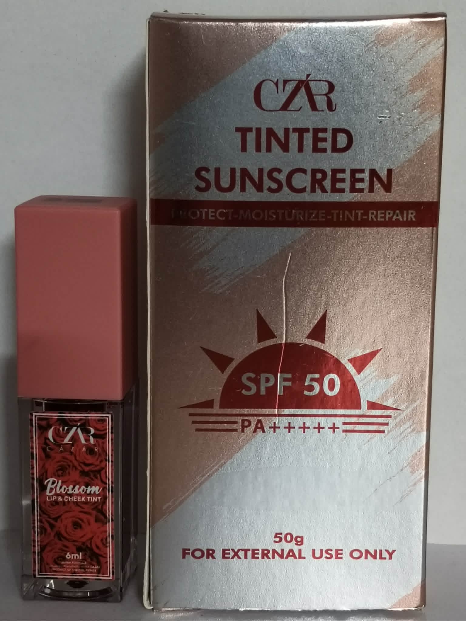 sunscreen+liptint combo